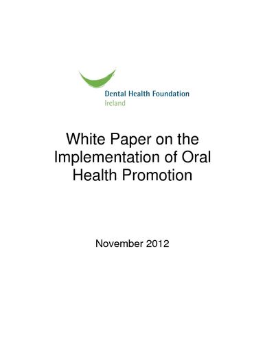 Publication cover - White Paper 2012