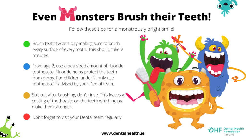Even Monsters brush their Teeth!