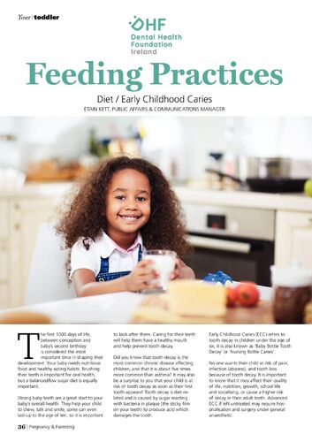 Feeding Practices and ECC Spring 2023