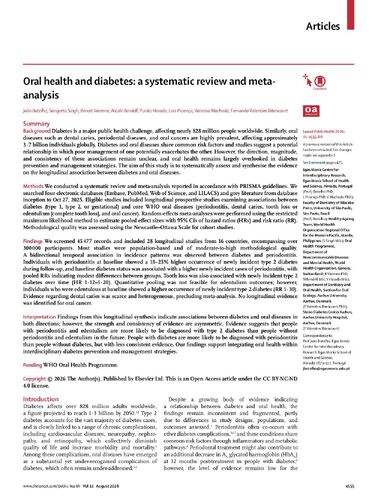 Lancet- oral health and diabetes july 2026