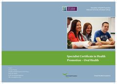 Publication cover - OralHealthBrochure v2013 web