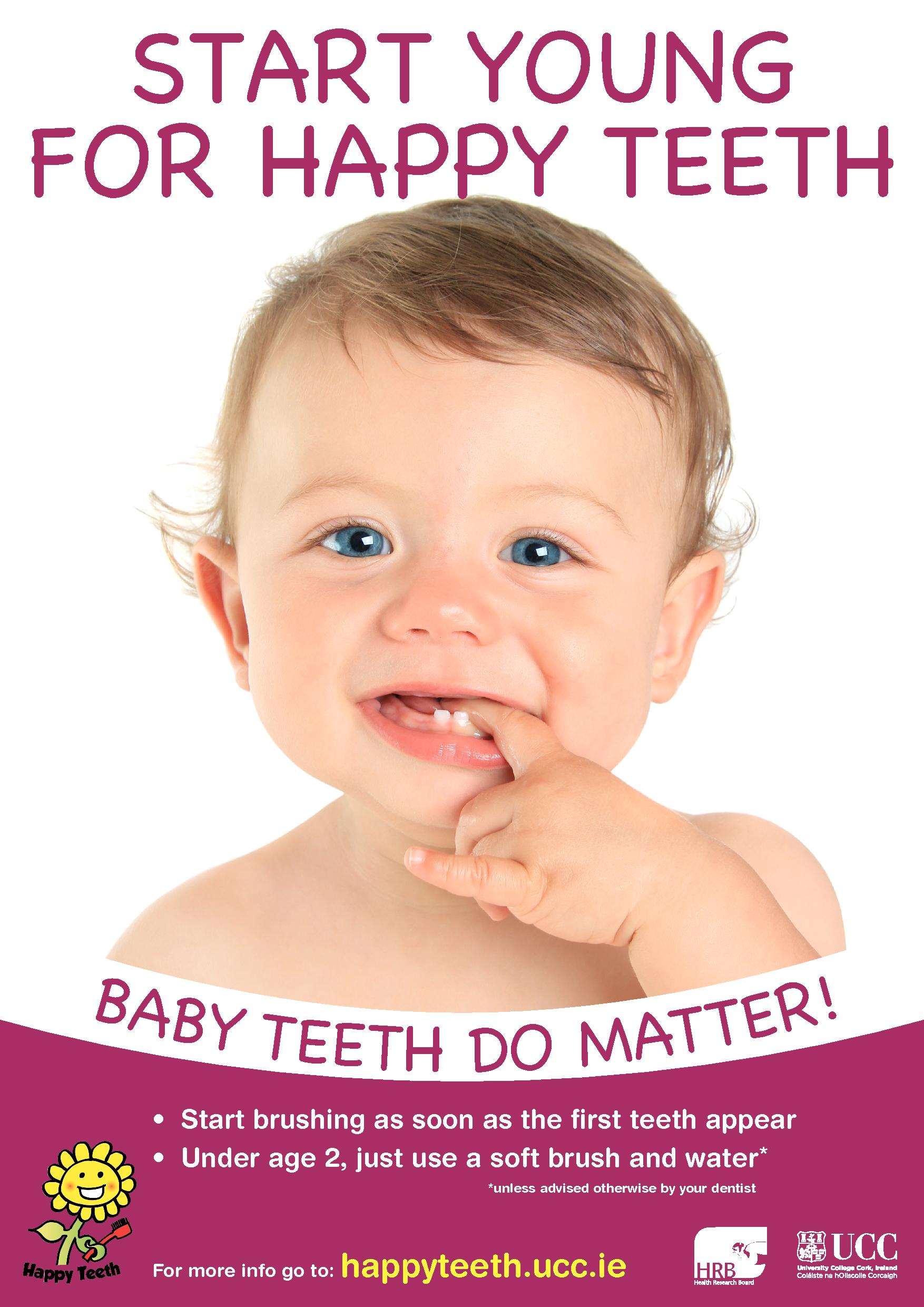 Happy Teeth A3 poster1 Dental Health Foundation