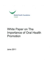 White Paper on the Importance of Oral Health Promotion